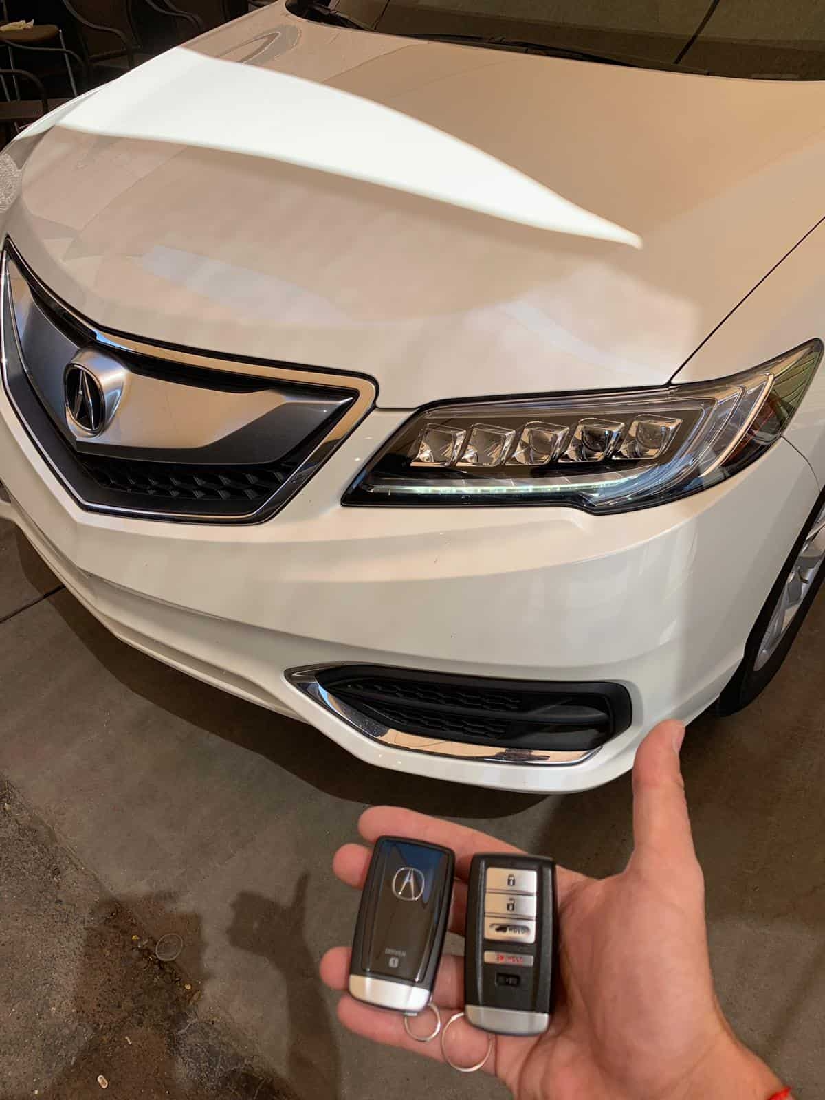 Acura key fob replacement