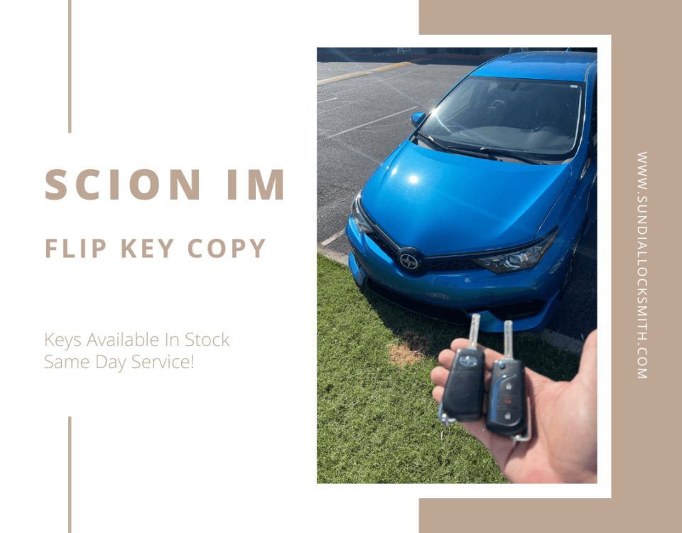 Scion iM flip key replacement