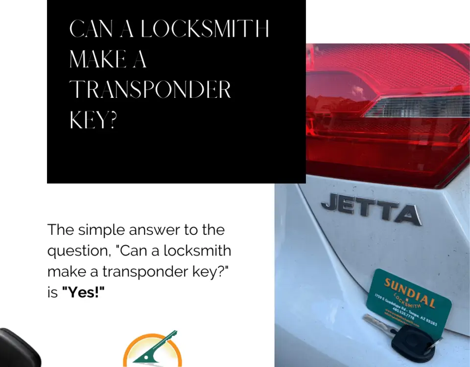 Can a Locksmith Make a Transponder Key?