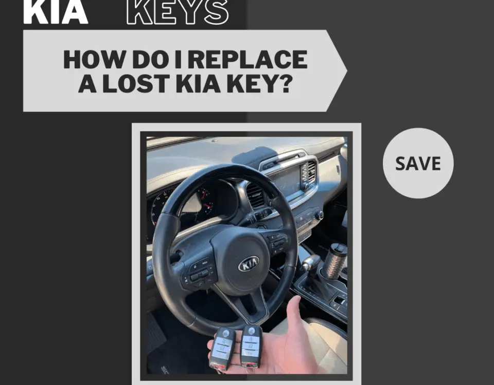 How do I replace a lost Kia key?