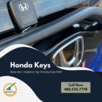 How much is a replacement key for a Honda?