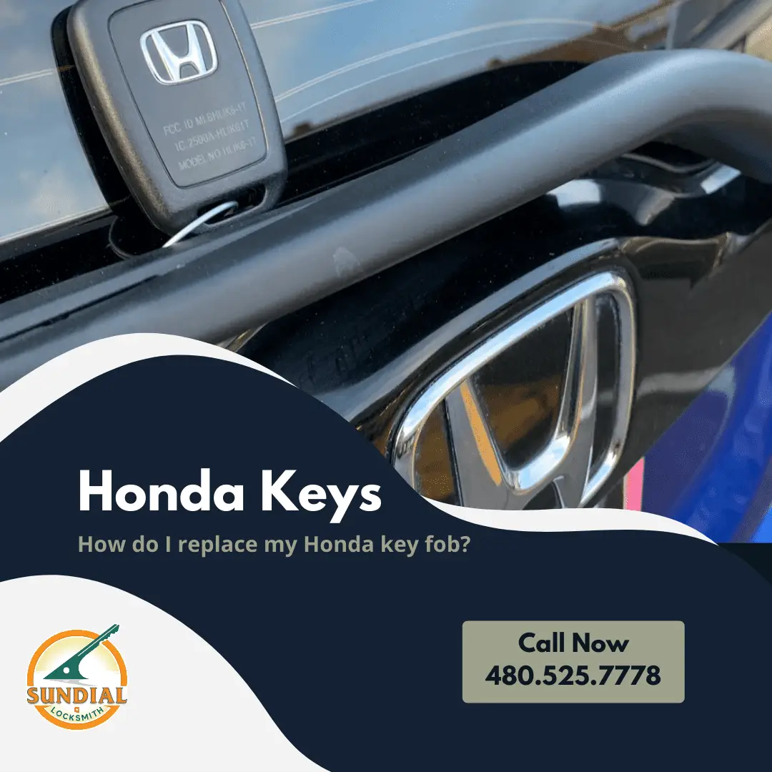 how do i replace my honda key fob