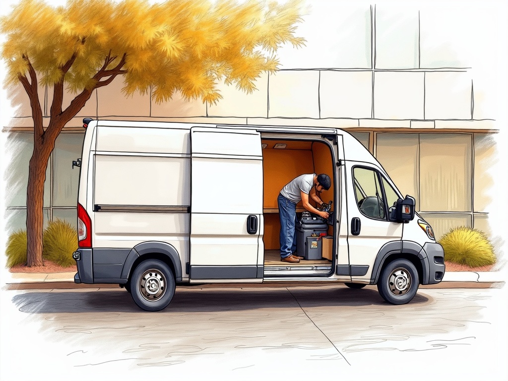 Mobile automotive locksmith cutting a car key on-site — reliable locksmith in Chandler AZ serving the Price Road tech corridor and Fulton Ranch area
