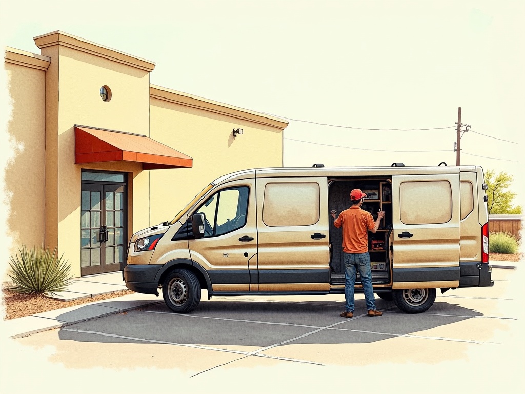 El Mirage, AZ Mobile automotive locksmith unit ready to program a replacement car key on-site — exactly the locksmith El Mirage AZ drivers and fleet managers depend on near the Northern Parkway corridor